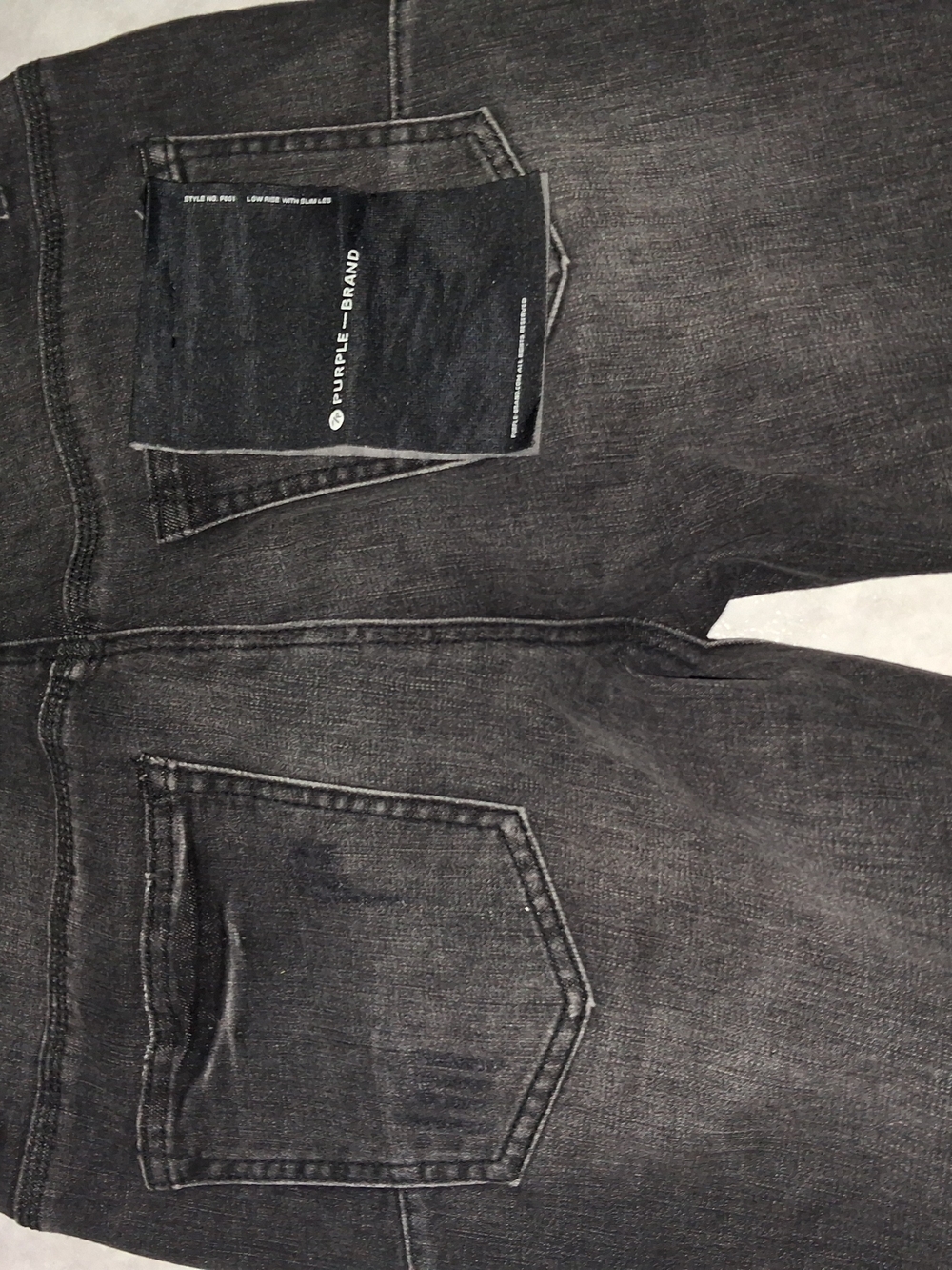 Men’s Black Washed Jeans